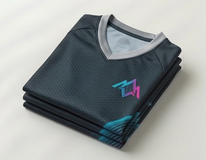 Conjunto de Uniforme de Fútbol para Hombre, Camiseta de Manga Corta y Pantalones Cortos, Color Degradado, Impresión Sublimada, Absorbe la Humedad, Ajuste Atlético - Product Image 4