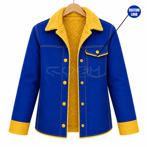 Cosh International Sisterhood Sorority High Quality Winter Fashion Jacket Faux Leather Sherpa Lining Shearling Collar Warm <b>Coat</b> - Product Image 5