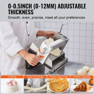 Manual <b>Dough</b> Sheeter <b>Machine</b> with Removable Handle Panel Easy Cleaning Fondant <b>Roller</b> for Puff Pastry Max 1/ - Product Image 3