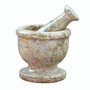 Mortero y Mortaja de Coral de Último Diseño, Proveedor Directo de Fábrica, Mortero y Mortaja de Ónix Ecológicos para Cocina - Product Image 5