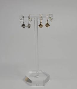 Elegant 14K Solid Yellow Gold Lab Grown Diamond Round Brilliant Cut Dangle <b>Drop</b> Earrings Minimalist Jewelry Party Gift for Women - Product Image 1