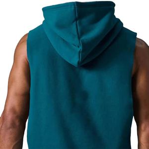 Nouveauté : Débardeur de sport décontracté pour homme avec capuche sans manches - Product Image 4