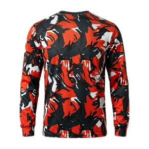 เสื้อยืดผ้าแคนวาสลายดอกไม้สำหรับฝึกยุทธวิธีกลางแจ้งฤดูร้อนแบบยูนิเซ็กซ์ - Product Image 4