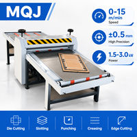 Équipement de production d'emballages industriels MQJ pour atelier commercial professionnel, plateforme de traitement de feuilles, machine de découpe à la presse