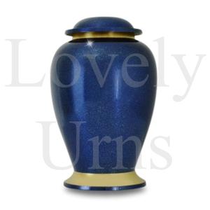 Urna Funeraria Azul Brillante, Recipiente para Cenizas, Recuerdo Funerario, Elegante, Duradero, de Primera Calidad, Recuerdo Espiritual - Product Image 3
