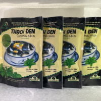 Jalea de Hierba Negra Duc Quy al por Mayor (Negra Grisácea Sin Azúcar) para una Fácil Preparación de Jalea Herbal Amarga, Bolsa de 25 kg