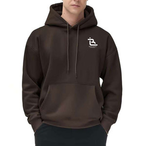 Sudadera Ligera Lisa para Hombre, Transpirable, Mezcla de Algodón, con Capucha, Ropa Casual Diaria, Diseño Simple, Logotipo Personalizado, Pedido al por Mayor - Product Image 2