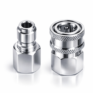 3D เทคโน นิว 1/4" ข้อต่อทองเหลืองแบบเร็วสำหรับเครื่องฉีดน้ำแรงดันสูง อะแดปเตอร์ QD น้ำหนัก 0.03 กก. - Product Image 4