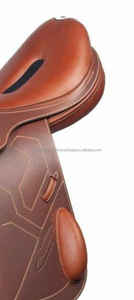 Silla de Montar Inglesa de Contacto Cercano con Estructura de Madera y Cuero Genuino para Equitación, Salto, Entrenamiento y Competición - Product Image 4