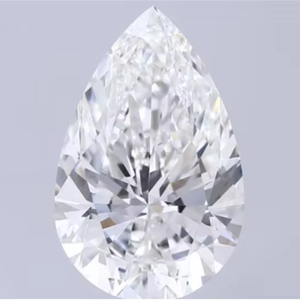 Diamant en forme de poire de 8 carats, brillant, F VVS2, certifié IGI, pierre non montée, triple excellente taille, symétrie parfaite pour bijoux sur mesure - Product Image 1