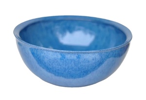 Tazón de Sopa de Cerámica Esmaltada Azul Océano, Diseño Redondo Profundo, Interior Liso, Duradero, Apto para Alimentos, Perfecto para Comer a Diario y para Regalar - Product Image 5