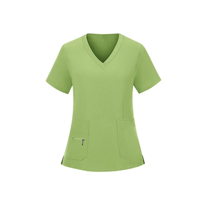 High Quality Women's Hospital Scrub <b>Sets</b> Comfortable Stretchy Fabric Anti-Bacterial <b>Doctors</b> Scrub Suits - Product Image 5