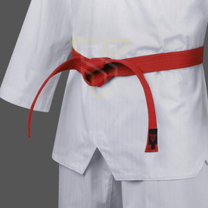 Cinturón de Karate Unisex Cómodo de Algodón de Alta Calidad, Teñido Liso, con Logotipo Personalizado, Servicio OEM para Adultos, Ropa Deportiva, Ropa de Artes Marciales - Product Image 5