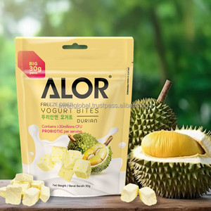 Ready Stock ALOR Brand Halal Durian Freeze Yogurt Bites Probiotics Sweet Taste Kids Health Snacks Vacuum Pack FREE SAMPLES - Product Image 2