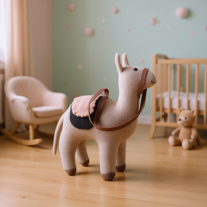 Cute Camel <b>Felt</b> Doll for Baby & Kids Decor - Product Image 3