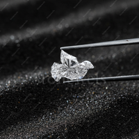Diamant de colombe cultivé en laboratoire HPHT CVD, synthétique, naturel, certifié IGI, 3 carats, qualité D VVS, vente en gros