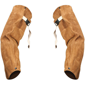 Manches de soudeur jetables en cuir de qualité supérieure, résistantes aux coupures et à la chaleur, pour une protection optimale - Product Image 1