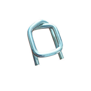 Hebillas de flejado manuales de acero galvanizado de 32 mm - Duraderas y resistentes al agua para flejado de cartones - Product Image 2