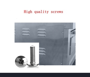 Nuevo Horno de <span class=keywords><strong>Pizza</strong></span> a Gas Industrial Grande de Dos Niveles y Cuatro Bandejas de Acero Inoxidable de Alta Productividad para Restaurantes y Panaderías - Product Image 6