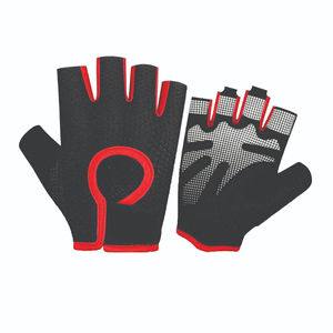 Gants de cyclisme d'hiver professionnels personnalisés de haute qualité avec gel, demi-doigts, légers, antidérapants, unisexes, fermeture auto-agrippante, service OEM - Product Image 1