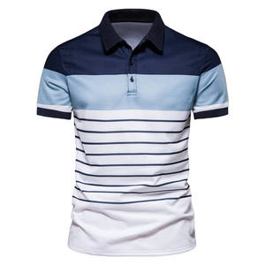 Men's Front Custom Logo Solid Color Breathable Knitted Polyester/Cotton <b>Short</b> <b>Sleeve</b> <b>Button</b>-<b>Up</b> Shirt 180g Fabric - Product Image 1