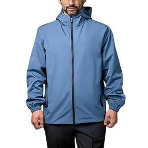 Chaqueta Cortavientos Personalizada para Hombre 2026, Transpirable, con Cierre, Forro Impermeable, Acepta Logotipo del Cliente, Ropa Deportiva OEM, para Lluvia - Product Image 2
