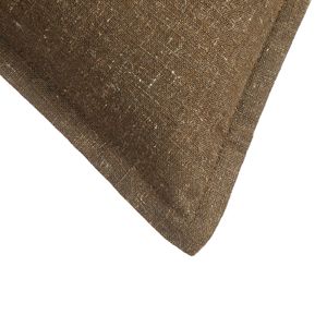 Confezione da 2 cuscini decorativi marroni 50x50 cm in tessuto 100% poliestere - Product Image 3