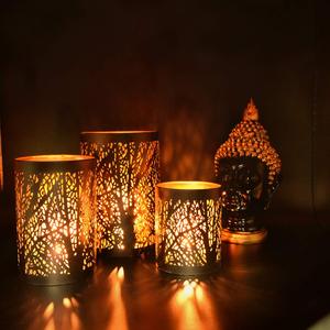 Handmade Iron Votive <b>Candle</b> Holder-AZORA INDUSTRIES Model M-66 Customized Printing Durable Modern Home Decor - Product Image 3