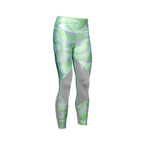 Leggings de compression taille haute pour femme à imprimé camouflage, longueur intégrale, en tricot extensible, sportifs, en spandex et polyester, décontractés - Product Image 4