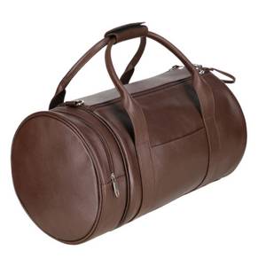 Sac de voyage en cuir véritable imperméable pour usage quotidien avec grande capacité - Sac de voyage en cuir marron - Product Image 4