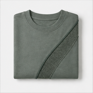 Custom Berry Plum Thread Trace <b>Cloud</b> Mosaic Womens Puff Sleeve T Shirt Cotton Jersey WTS-0040 - Product Image 5