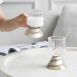 Copas de Vino de Concha Marina Natural con Revestimiento de Vidrio Extraíble, Taza para Bebidas con Temática Costera para Bar, Cafetería, Vietnam - Product Image 5