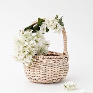 Panier cadeau tressé à la main, fournitures directes d'usine, organisateur de rangement en rotin de qualité supérieure, paniers pour demoiselles d'honneur - Product Image 6