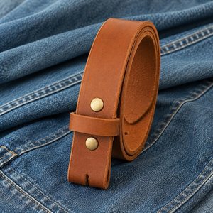 Cinturón de Cuero Genuino para Hombre al por Mayor, Acabado Antiguo, Duradero, de Piel de Búfalo, para Jeans y Pantalones, LMB-0098C - Product Image 3