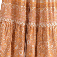 Robe midi à imprimé floral pour femmes, élégante, à porter au quotidien