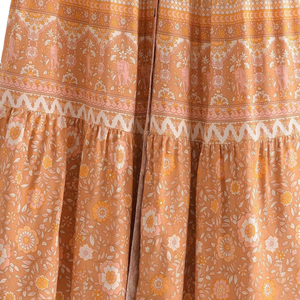 Vestido Midi Estampado Floral para Mujer, Elegante para Uso Diario - Product Image 6