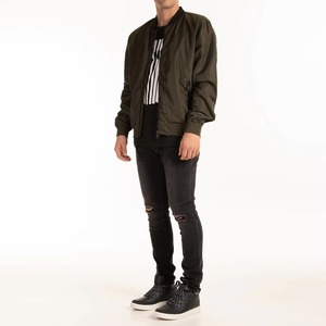 <b>Men's</b> Stylish Winter Hooded Waterproof Quick Dry Windproof Eco-Friendly Breathable Reversible <b>Bomber</b> <b>Jackets</b> Custom Printed - Product Image 2