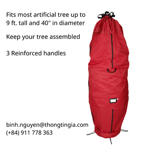 Bolsa de Almacenamiento para Árbol de Navidad Vertical, Ahorra Espacio, Compresible, Fácil de Transportar, OEM Vietnam - Product Image 3