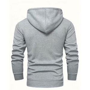 Sudadera con Capucha Casual Oversize de Forro Polar 100% Algodón Bordada con Bolsillo Canguro de Manga Larga para Invierno 2026 FORTLEO - Product Image 2