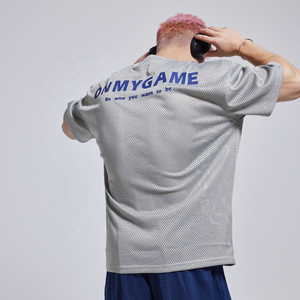 T-shirt en maille respirant à séchage rapide pour homme, personnalisé, imprimé, pour le sport, l'entraînement et la gym - Product Image 5