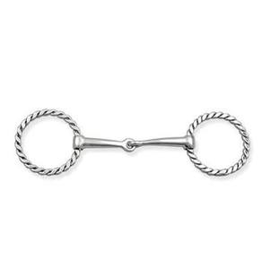 Bocados de Anillo Suelto de Acero Alemán Premium para Entrenamiento de Caballos, Bocado de Boca Lisa, Equipo Ecuestre Modelo TM STAR - Product Image 4