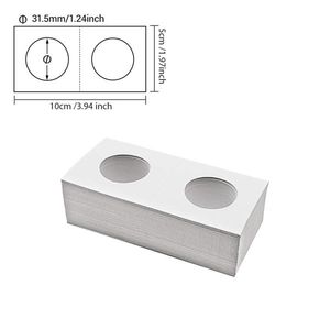 Estuche de exhibición y almacenamiento de tarjetas, monedas y billetes con clip, de cartón y papel, para colección - Product Image 1