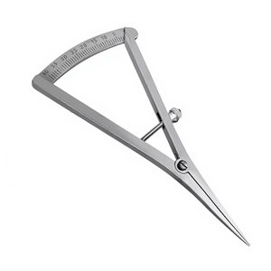 Calibrador Recto de 6 Pulgadas de Largo para Mapeo Óseo, Herramienta de Medición de 0-40 mm con Escala de Precisión, Instrumento Quirúrgico Oftalmológico - Product Image 3