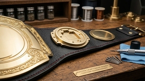 Ceinture Champion Unisexe Durable Épaisseur 2cm Taille Haute Alliage de Zinc Longueur 2.2m Doublure en Nylon Forme Droite Équipement Personnalisé - Product Image 5