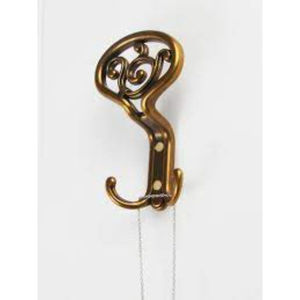 Elegant Handmade Cast Brass Polish Towel Hook <b>Wall</b> Hook for Coat <b>Clothes</b> Hanging Home Decor Item Durable Metal Modern - Product Image 1