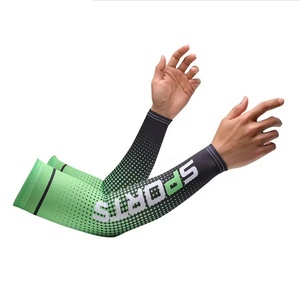 Sublimated <b>Arm</b> <b>Sleeve</b> <b>Compression</b> UV Protection Elastic Custom Logo Sublimation Sports Cooling Cycling Basketball Wholesale OEM - Product Image 5