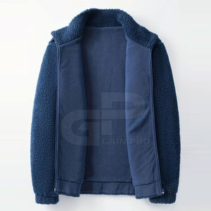 เสื้อแจ็คเก็ตเชอร์ปาผู้ชาย ผ้าพลัฌอุ่นสบาย ใส่สบาย เหมาะสำหรับกิจกรรมกลางแจ้งในฤดูหนาว ชุดลำลอง แฟชั่นสตรีท - Product Image 3