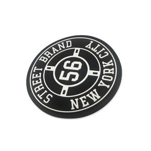 Patch en caoutchouc PVC gaufré personnalisé de haute qualité, badge logo 3D en silicone, patch adhésif thermocollant pour vêtements, sacs, chapeaux, chaussures - Product Image 3