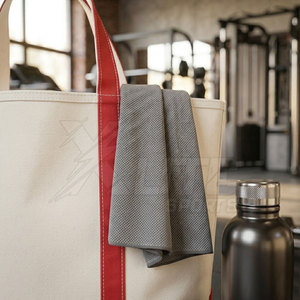 Sac de sport et de fitness en polyester et nylon, fabriqué au Pakistan, 30-40L, grand format, durable, avec bretelles confortables pour les longues séances - Product Image 6