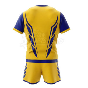 Uniforme de rugby hecho con el mejor material para máxima movilidad en deportes de campo, ropa deportiva reforzada. - Product Image 2
